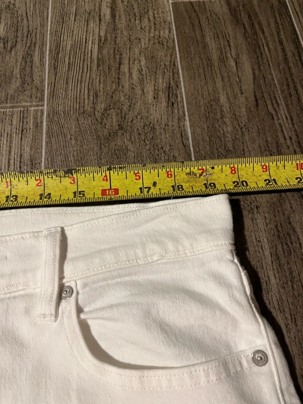 American Eagle Barrel Jeans White Women’s Size 14 Wide Leg NWT - Picture 8 of 11